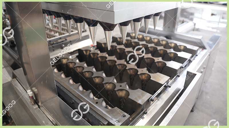 automatic wafer cone machine
