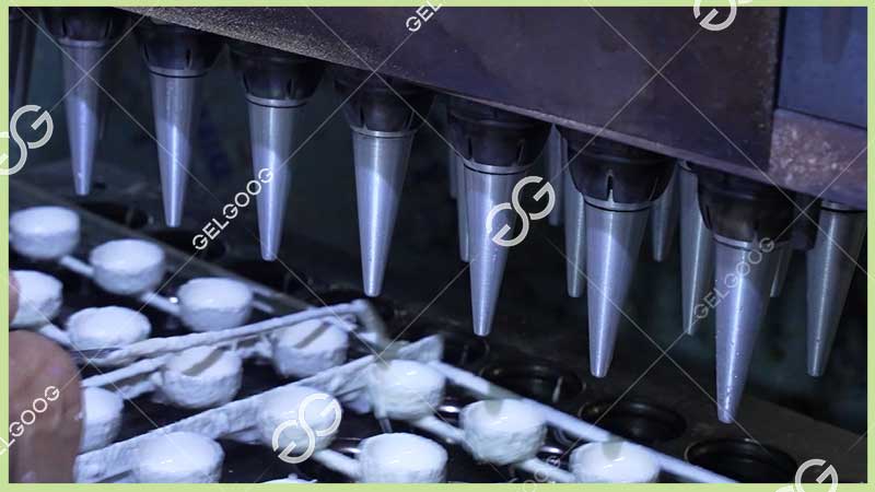semi-automatic ice cream cone machine
