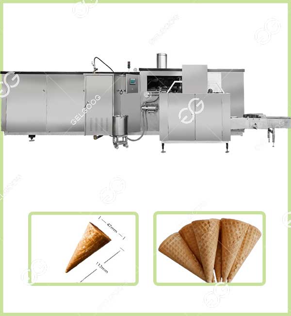 Automatic Rolled Sugar Cone Machine 300-1200 Pieces/H