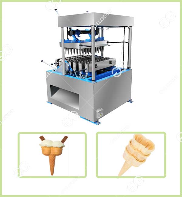 double ice cream cone machine