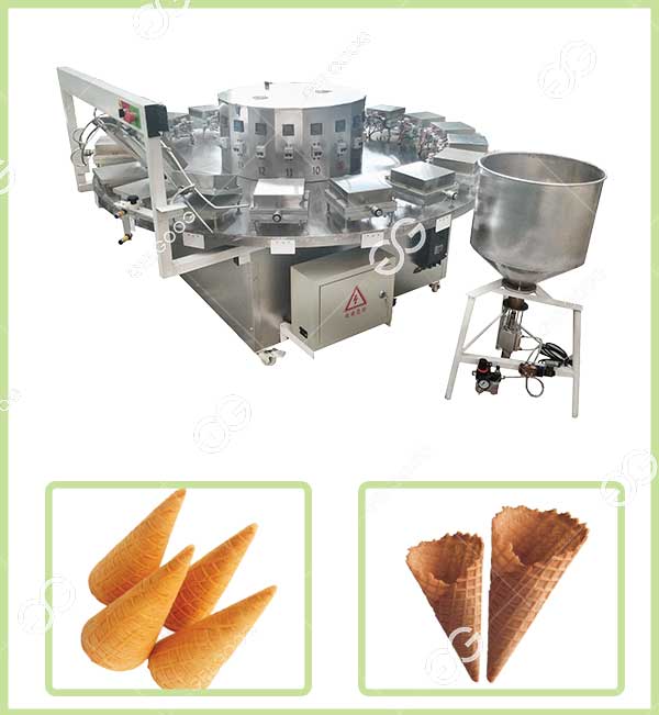 ice cream biscuit cone machine