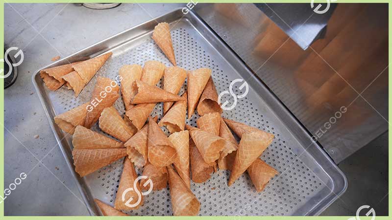 ice cream biscuit cone machine