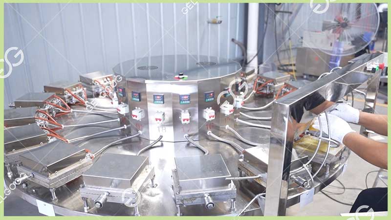 ice cream cone baking machine