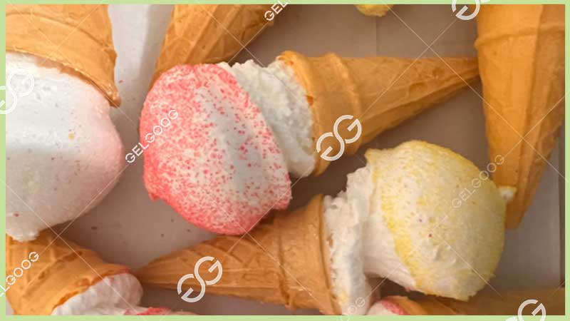 marshmallow ice cream cone machine
