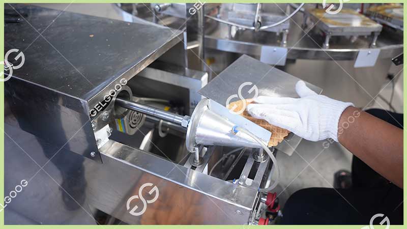 rolled sugar cone machine