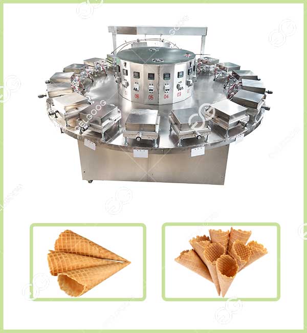 rolled sugar cone machine