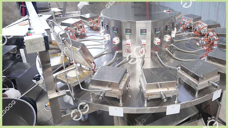 rolled sugar cone machine