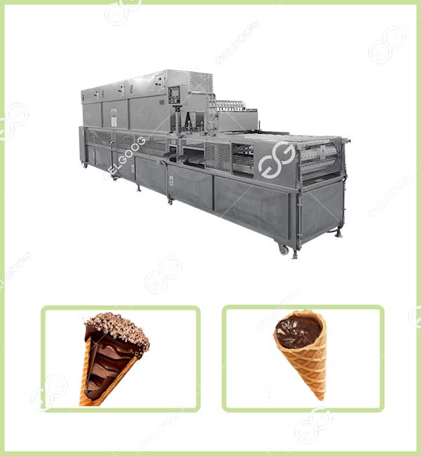 industrial chocolate cone filling machine